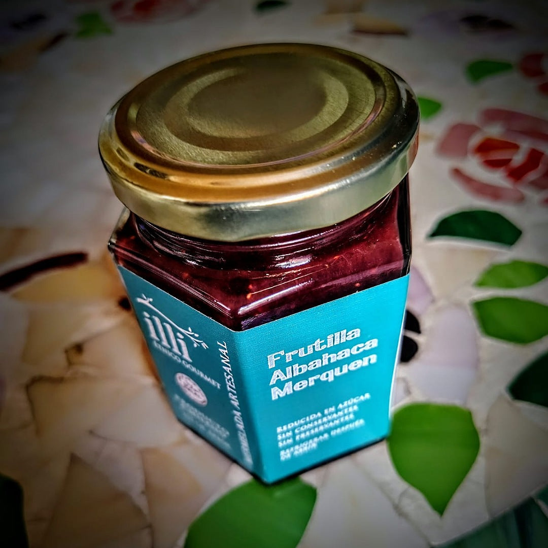 Mermelada de Frutilla y Albahaca